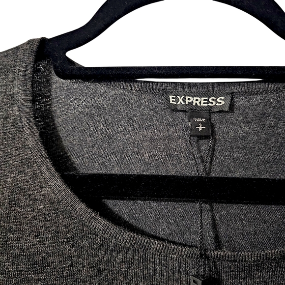 Express Rouching Long Sleeve Midi Dress - Size SP - Picture 4 of 10